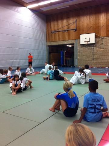 De introductieles samen met B4 De introductieles samen met B4